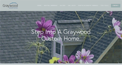 Desktop Screenshot of graywoodcustomhomes.com